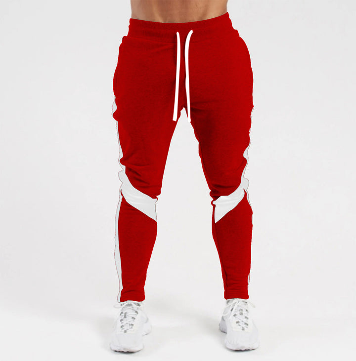 Men's athletic jogging pants with innovative cut and elastic waistband Lisslune