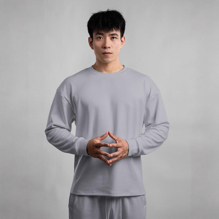 Men's Casual Long Sleeve Shirt with Soft Grip and Relaxed Fit Lisslune