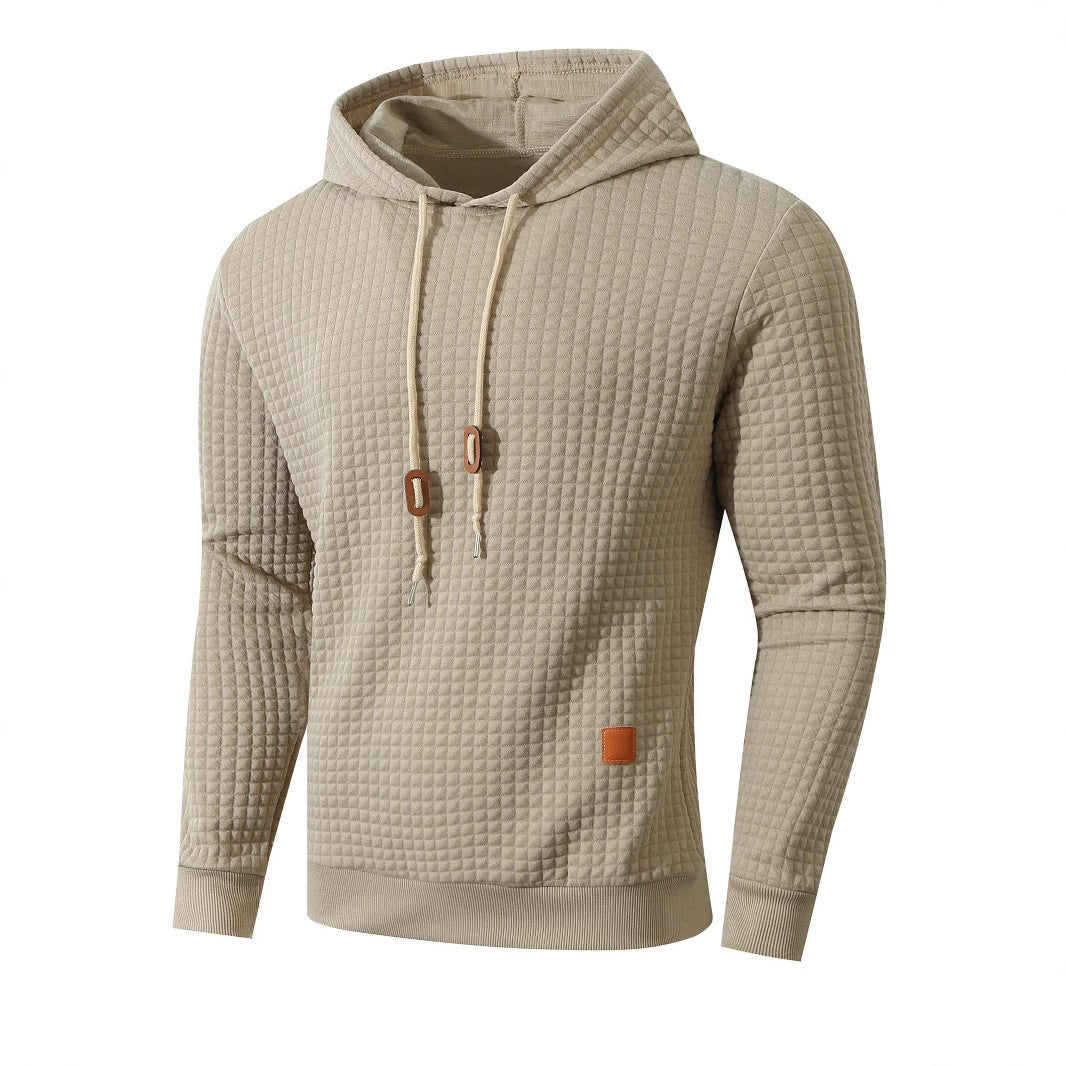 Men's hoodie with textured design Lisslune