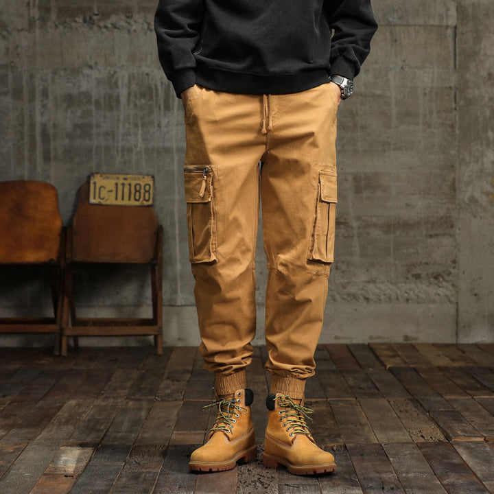Men's cargo pants with multiple practical pockets Lisslune