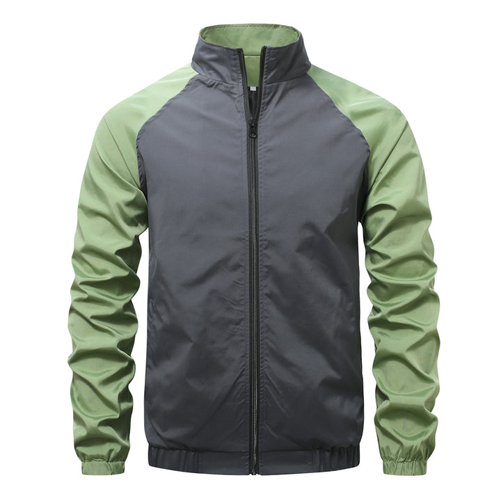 Men's lightweight functional jacket with protective standing collar Lisslune