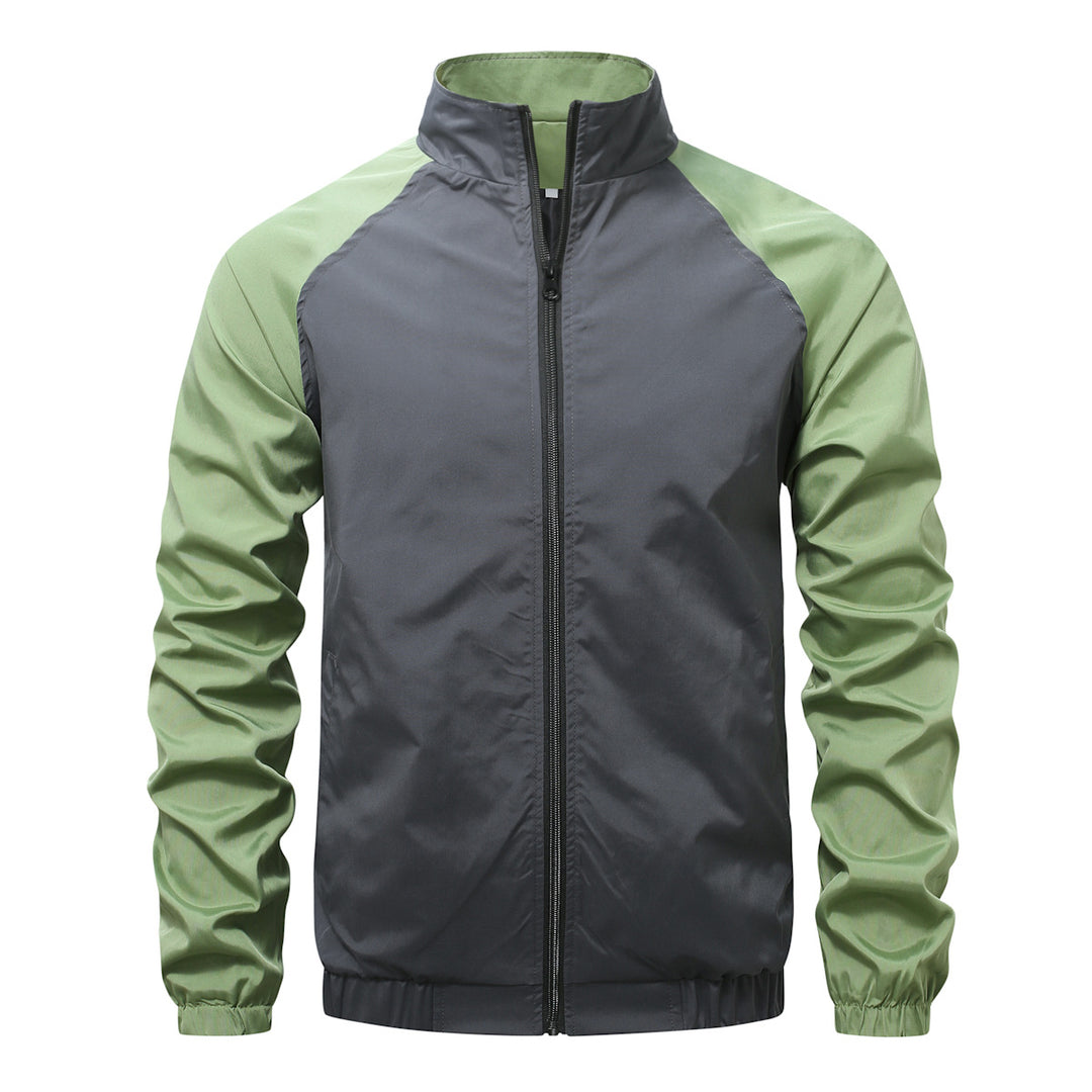 Men's sporty transitional jacket made of tear-resistant material and elastic cuffs Lisslune