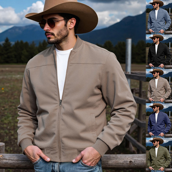 Men's padded jacket with textured design and ribbed cuffs Lisslune