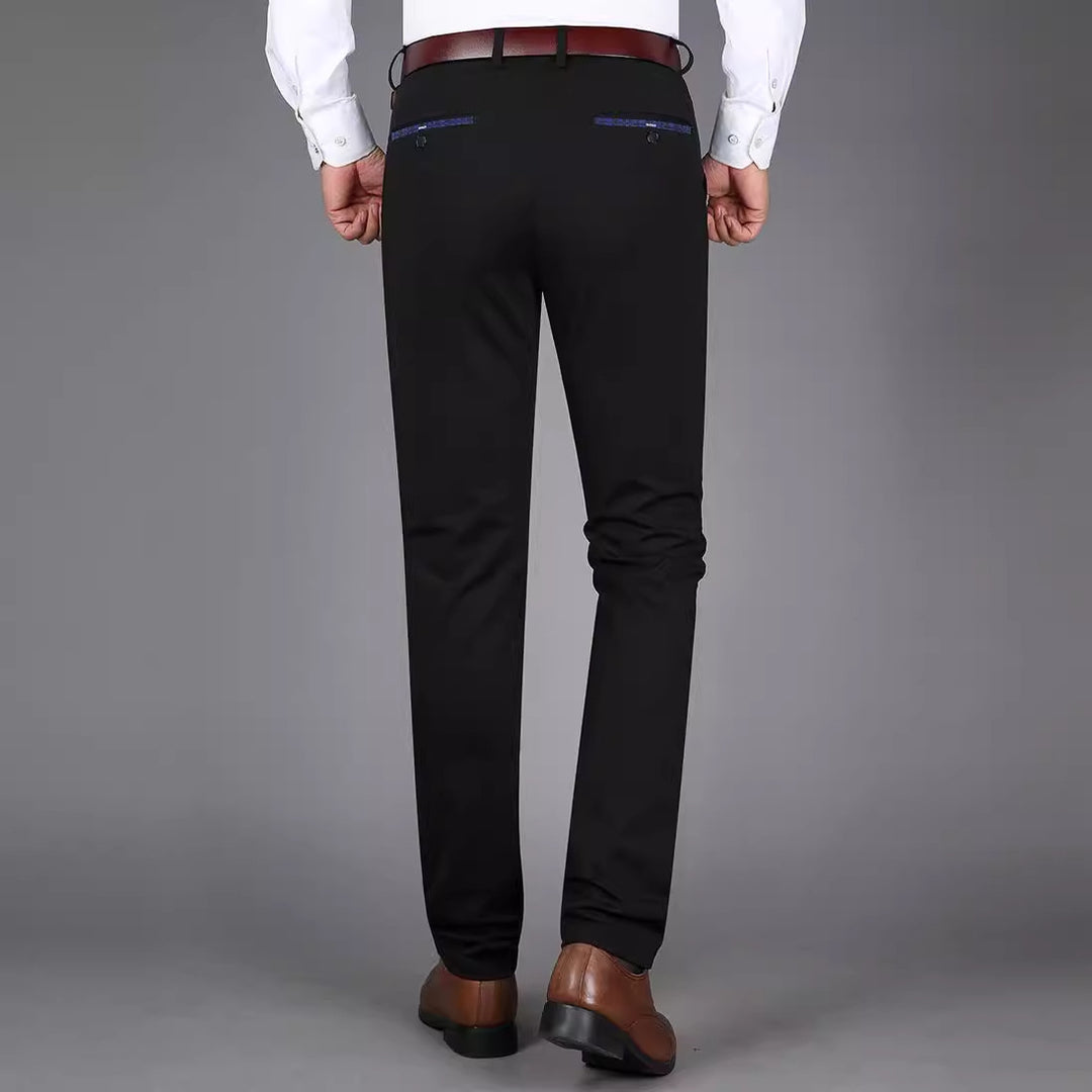 Men's High Quality Fabric Trousers in Elegant Cut Lisslune
