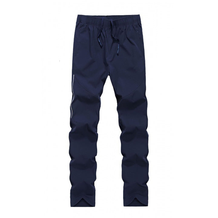 Men's lightweight outdoor pants with elastic waistband and quick-drying properties Lisslune