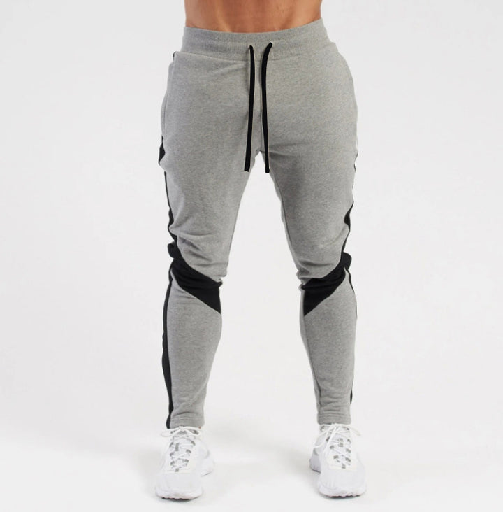 Men's athletic jogging pants with innovative cut and elastic waistband Lisslune