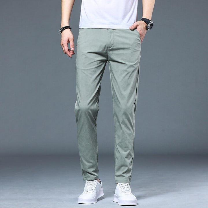 Men's airy leisure pants in modern slim-fit design Lisslune