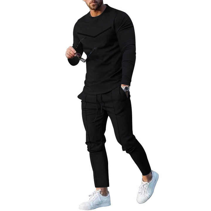 Men's athletic leggings with practical design and breathable function Lisslune