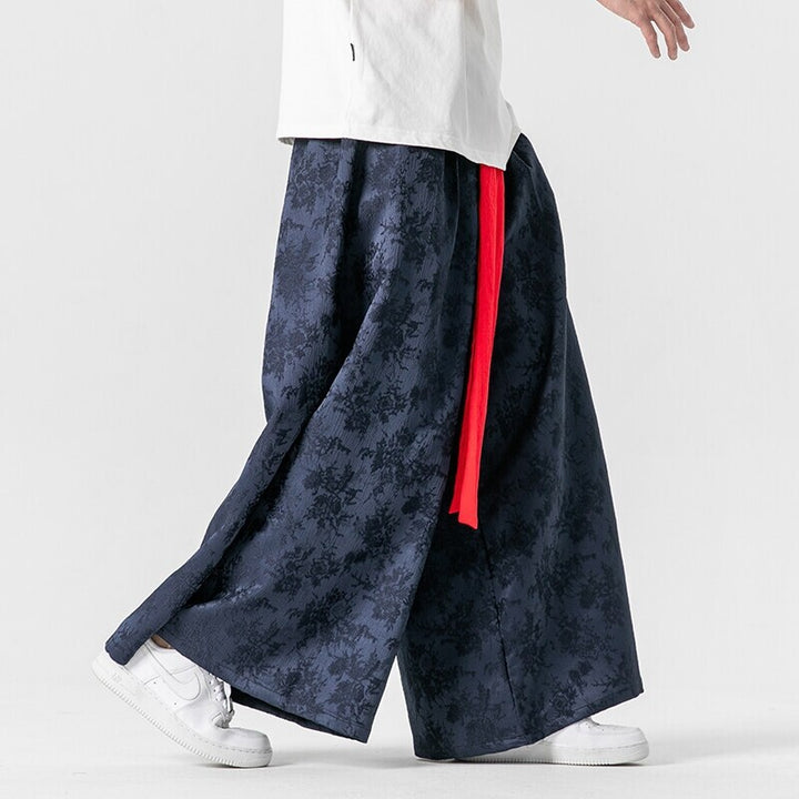 Men's fashionable maxi skirt with decorative bow tie Lisslune