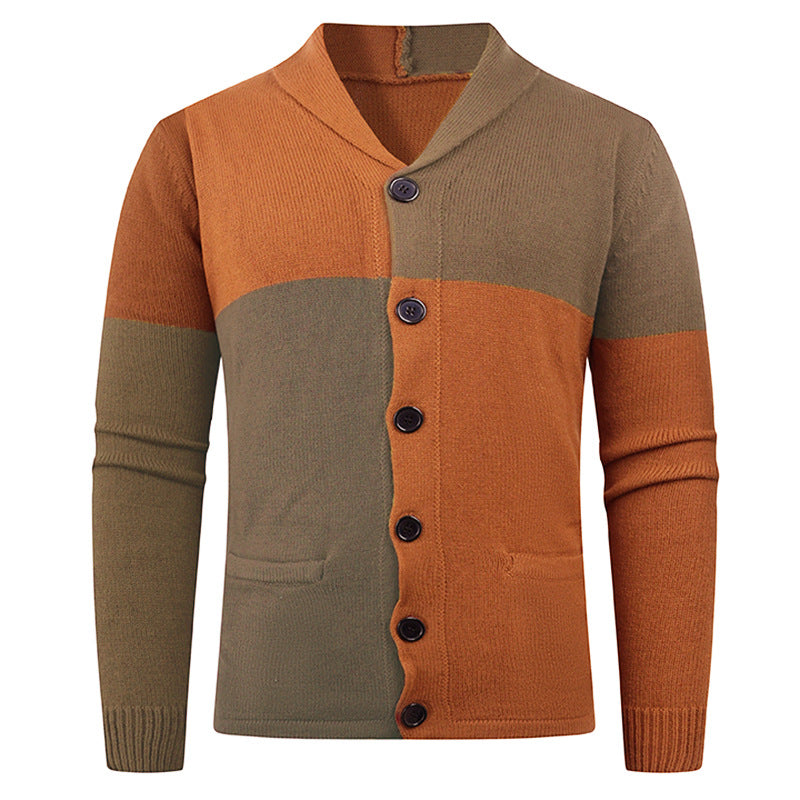 Men's cardigan with modern cable pattern and practical pockets Lisslune