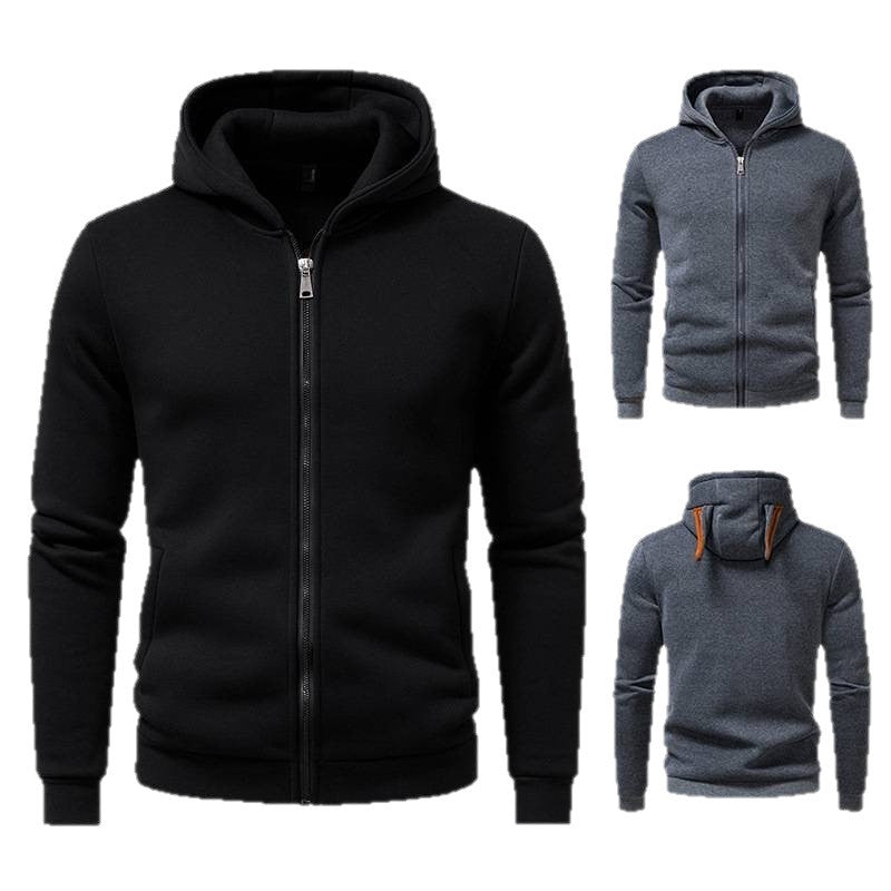 Men's comfortable hoodie with full-length zipper Lisslune