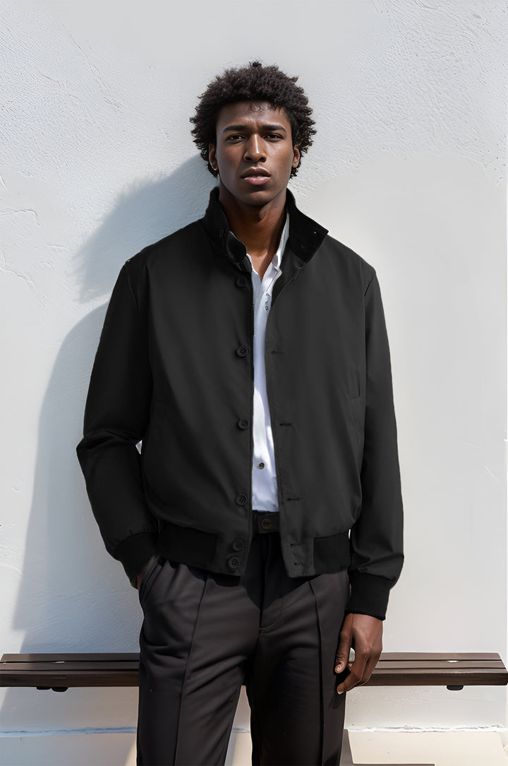 Men's sporty transitional jacket with zipper Lisslune