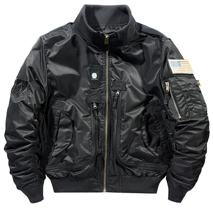 Men's classic bomber jacket with multiple practical pockets Lisslune