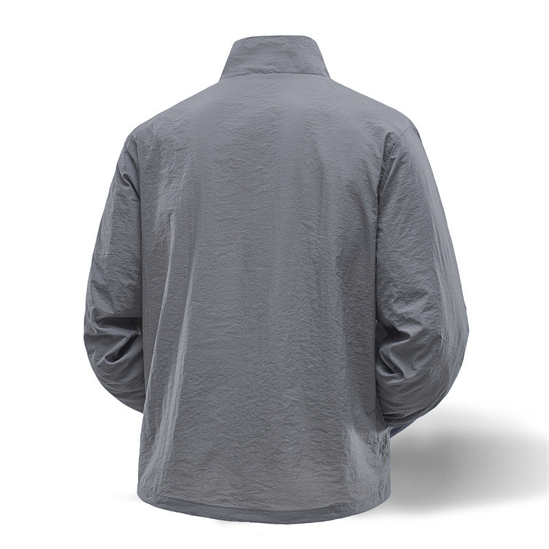 Men's lightweight windbreaker with reflective inserts Lisslune
