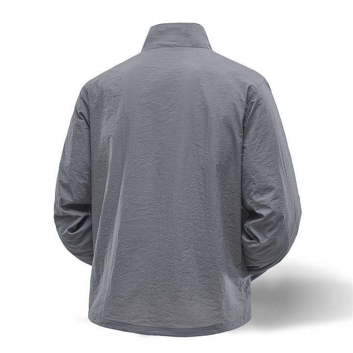 Men's lightweight windbreaker with reflective inserts Lisslune