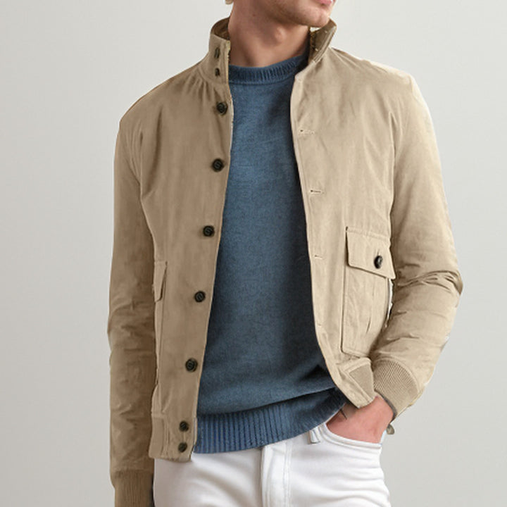 Men's utility jacket with multiple practical pockets Lisslune