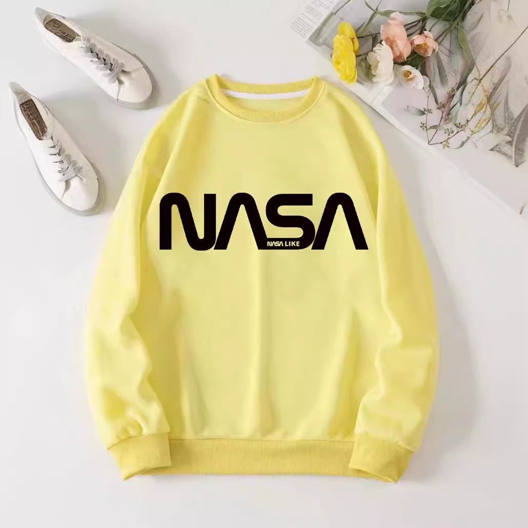 Women's casual sweatshirt with grand NASA logo Lisslune