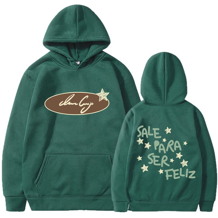 Women's hoodie sweatshirt with creative lettering and eye-catching design Lisslune