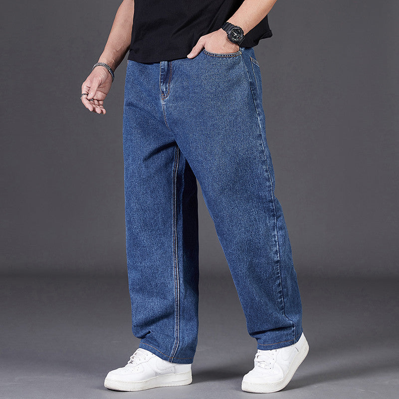 Men's casual wide-cut jeans Lisslune