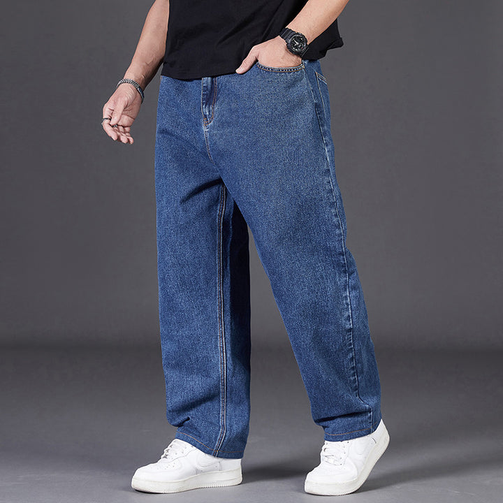 Men's casual wide-cut jeans Lisslune