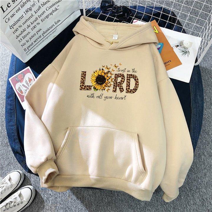 Women's hoodie with inspiring sunflower design Lisslune