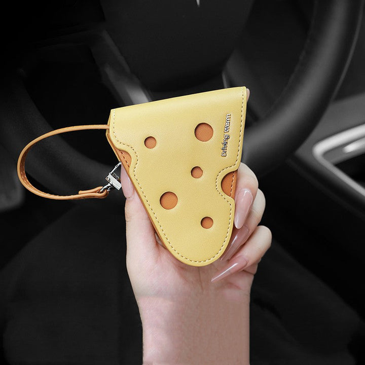 Lisslune | Cute Cheese Keychain Pouch