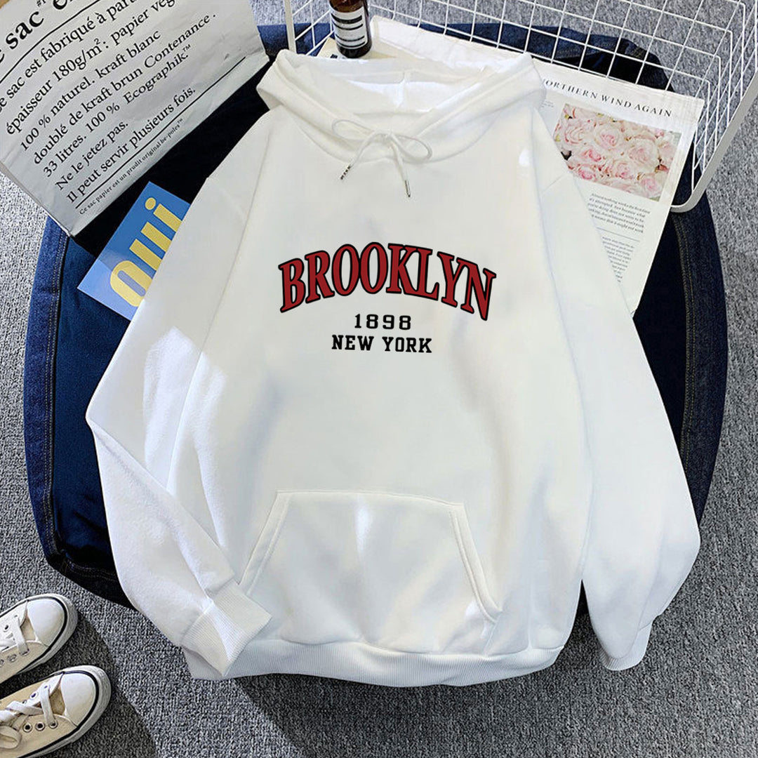 Women's hoodie with urban Brooklyn design Lisslune