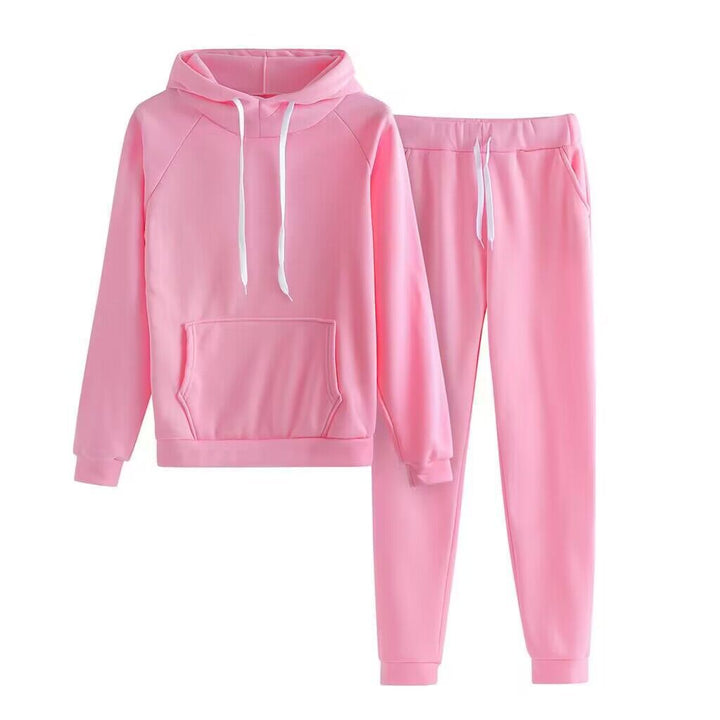 Women comfortable leisure set with hoodie and jogging pants Lisslune