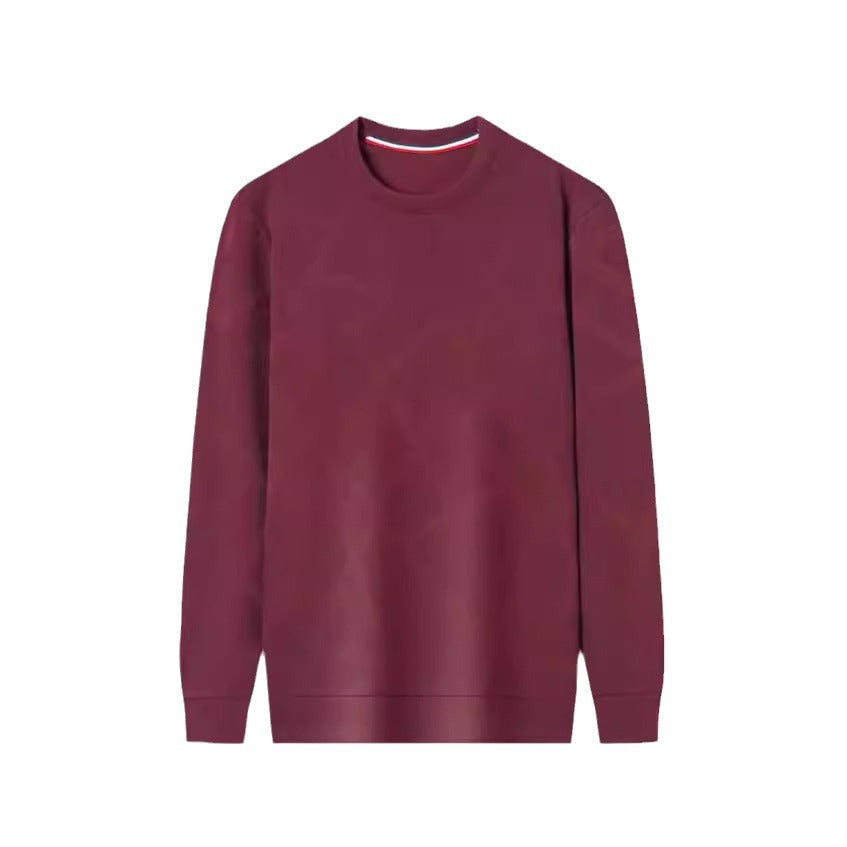 Men's fashionable round neck pullover with modern structure design Lisslune
