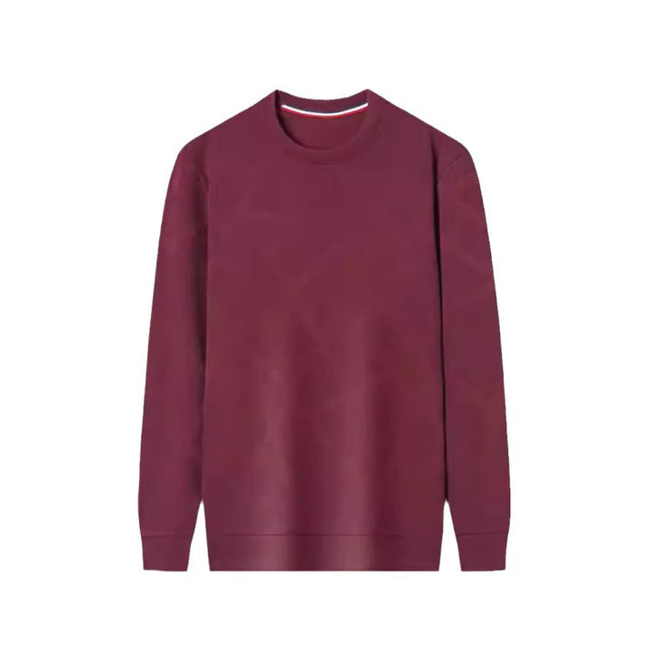 Men's fashionable round neck pullover with modern structure design Lisslune