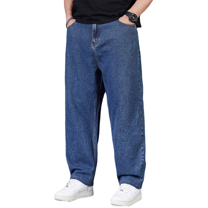 Men's casual wide-cut jeans Lisslune