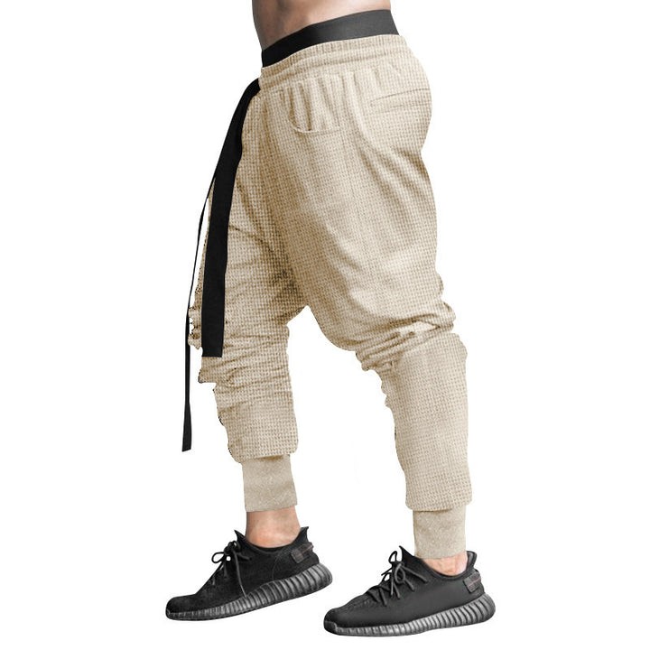 Men's casual joggers with fashionable cut and adjustable drawstring Lisslune