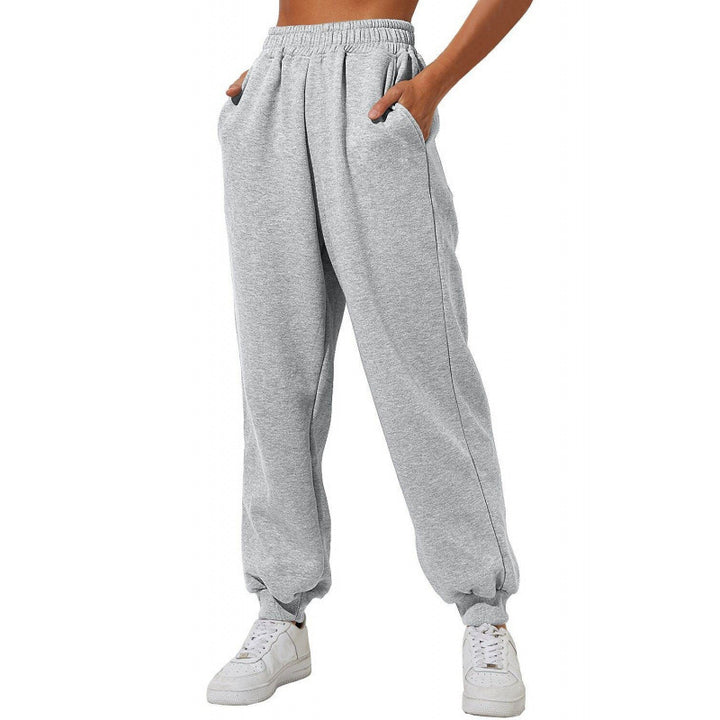 Women's jogging pants with elastic waistband and side pockets Lisslune