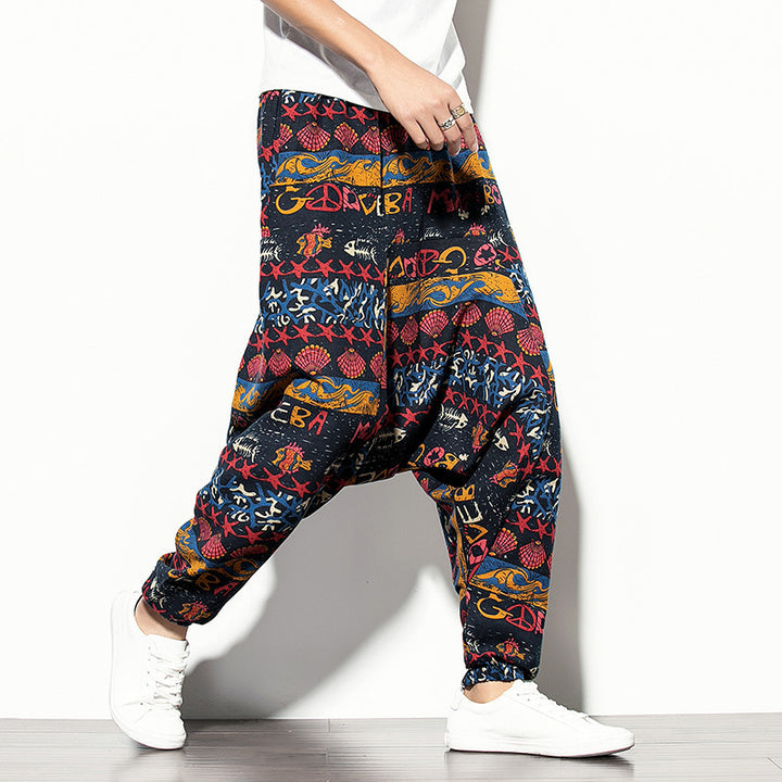 Unisex Patterned Leisure Pants Lisslune