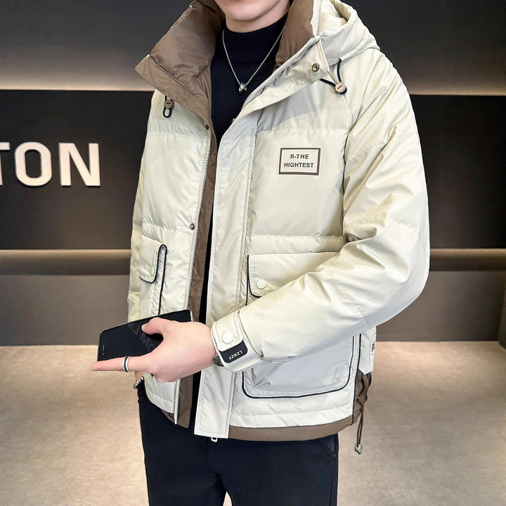 Men's Functional Jacket with Insulating Filling and Practical Pockets Lisslune
