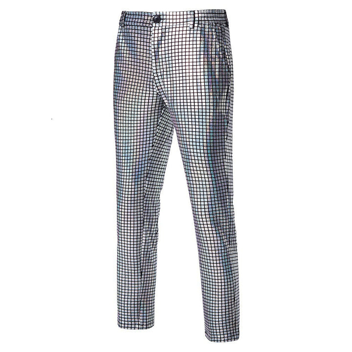 Men's Glamorous Disco Pants with Shimmering Top Material Lisslune