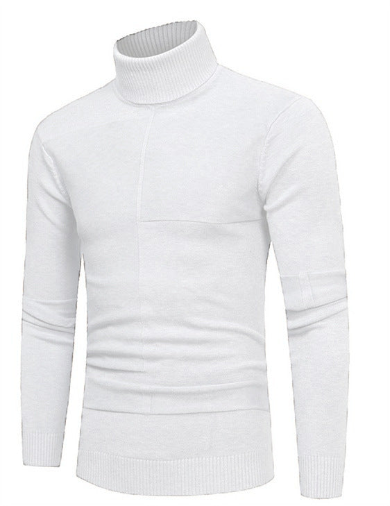 Men's High-Quality Turtleneck Sweater Made of Soft Knit Lisslune