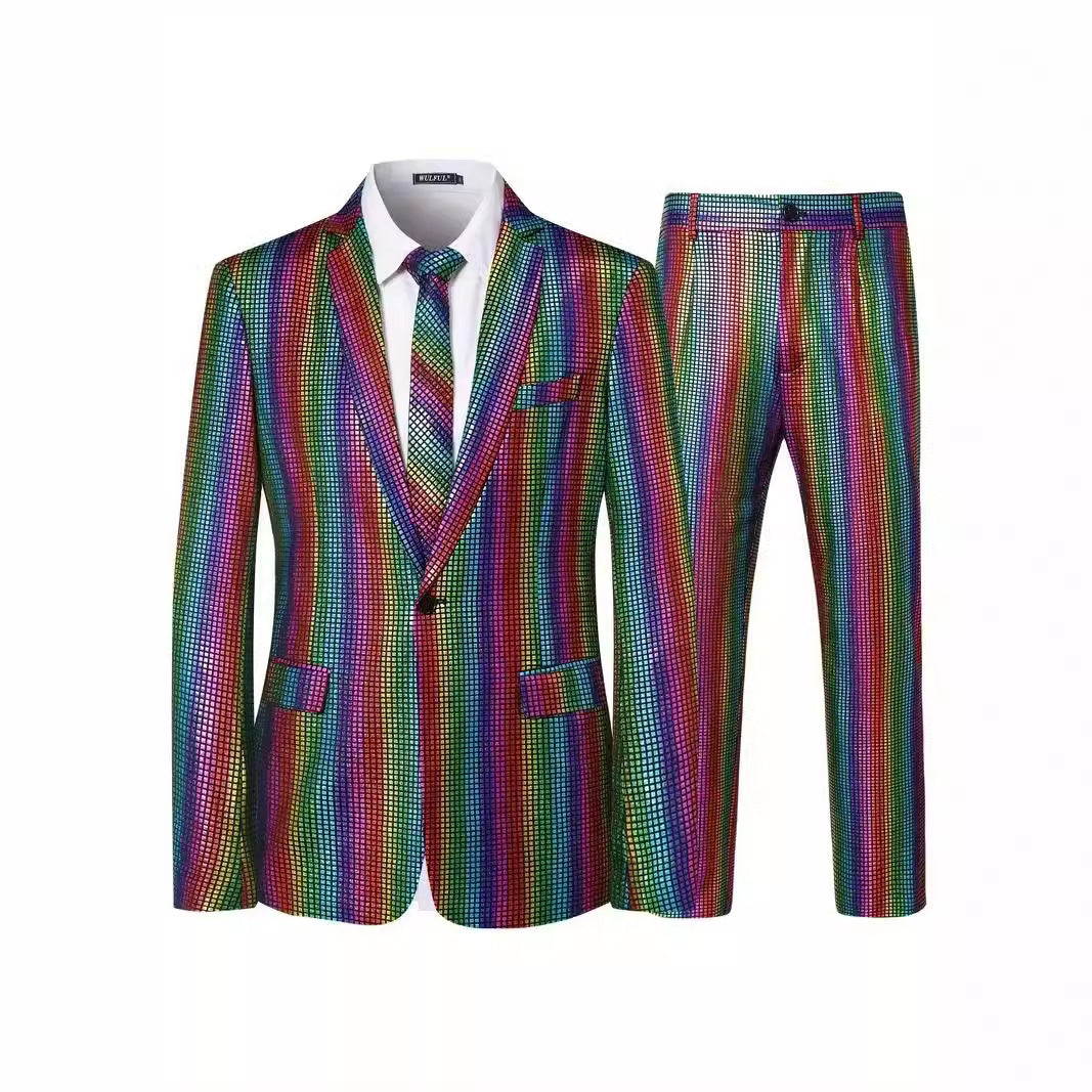Men's Sparkling Suit Set Lisslune