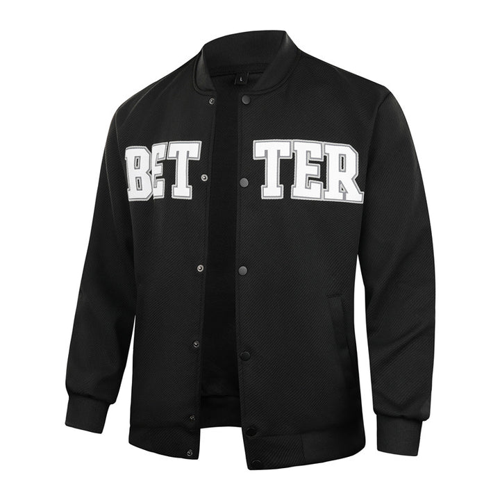 Men's Leisure Jacket In Sporty Design Lisslune