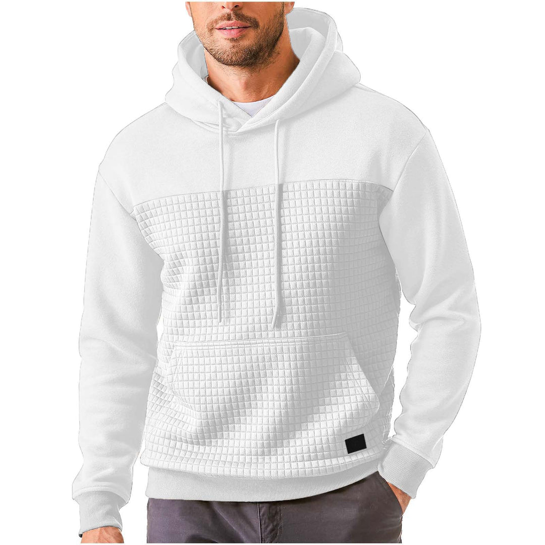 Men's hoodie with textured outer material Lisslune