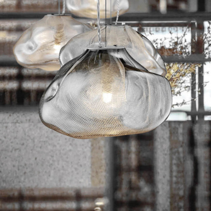 Lisslune | CloudNova Glass Pendant Light | Modern Design | Unique Cloud Look | Ambient Lighting
