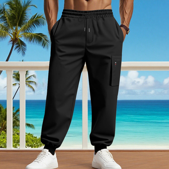 Men's Comfortable Cargo Jogging Pants with Practical Side Pockets Lisslune