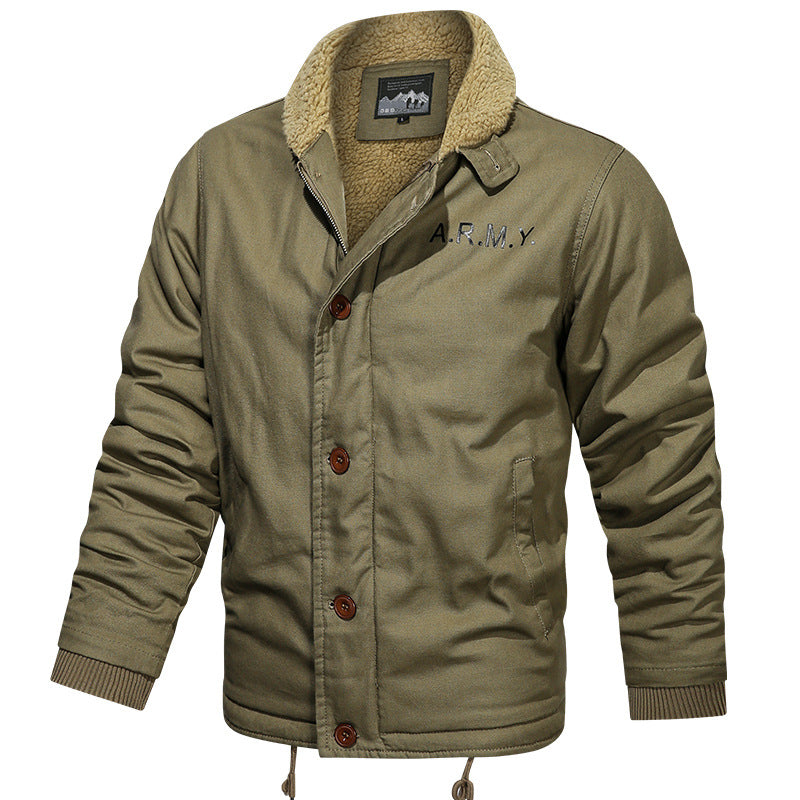 Men's Military-Inspired Jacket Lisslune