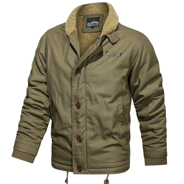 Men's Military-Inspired Jacket Lisslune