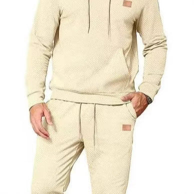 Men's sporty lounge set with stylish hood and practical pockets Lisslune