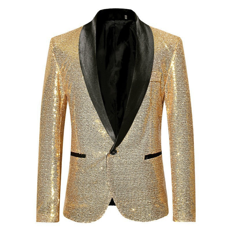 Men's glamorous sequin blazer Lisslune