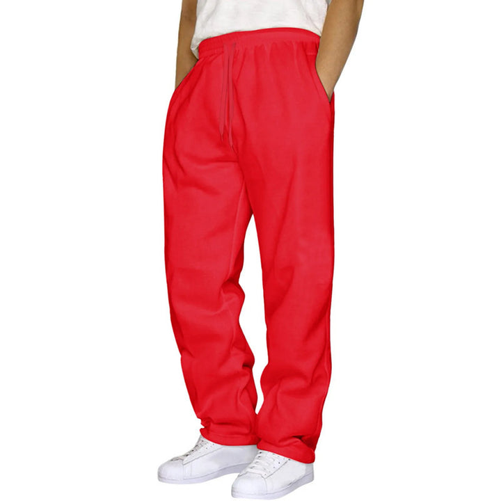 Women's comfortable casual pants with elastic waistband and practical side pockets Lisslune