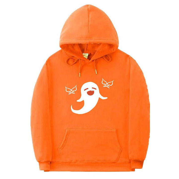 Women's Hoodie with Playful Ghost Design Lisslune