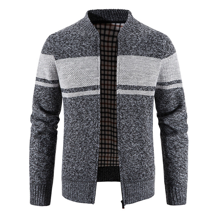Men's fashionable cardigan with textured design Lisslune