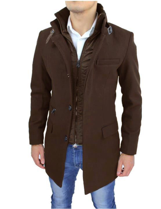 Men's fashionable warm jacket with innovative lining Lisslune